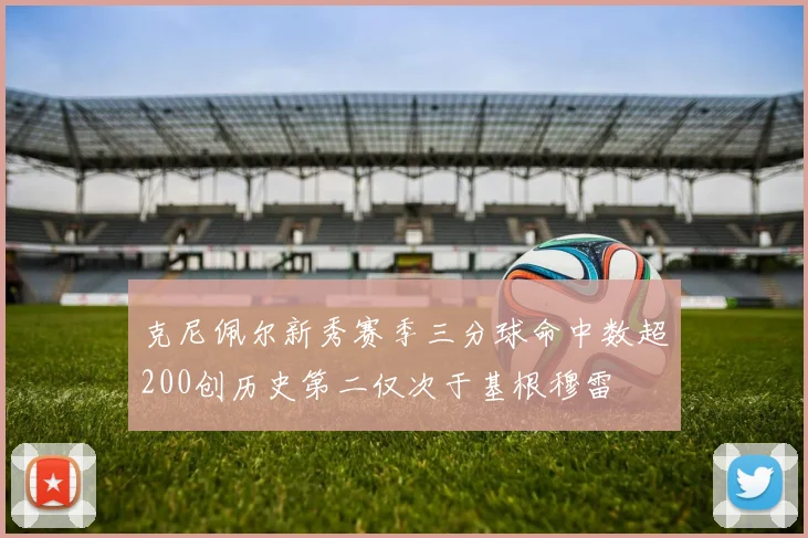 克尼佩尔新秀赛季三分球命中数超200创历史第二仅次于基根穆雷